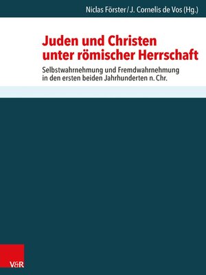cover image of Juden und Christen unter römischer Herrschaft